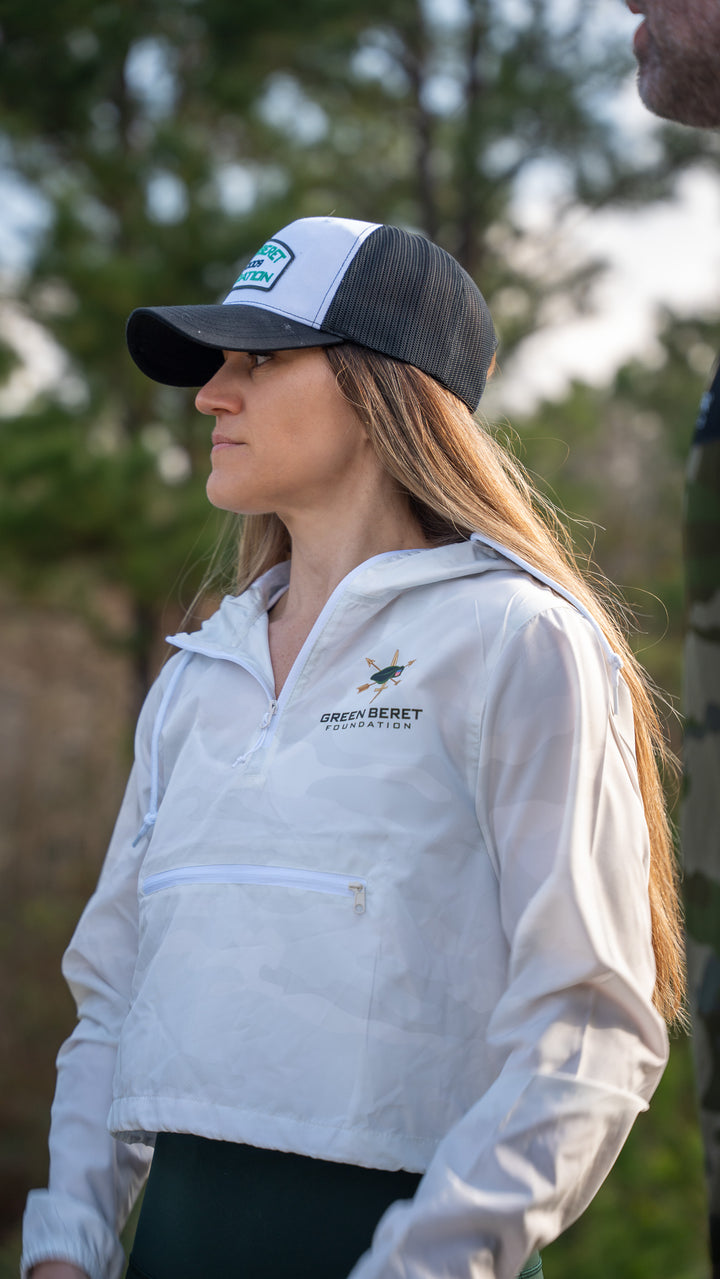 GBF Women's Lightweight Crop Windbreaker