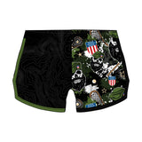 Girls & Womens Green Beret Bearded Bastards Short