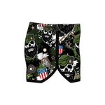 Girls & Womens Green Beret Bearded Bastards Short