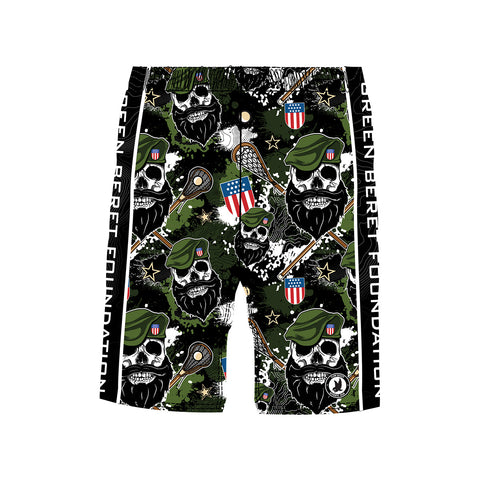 Boys & Mens Green Beret Bearded Bastards Short