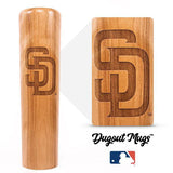 San Diego Padres "SD" Dugout Mug® | Baseball Bat Mug