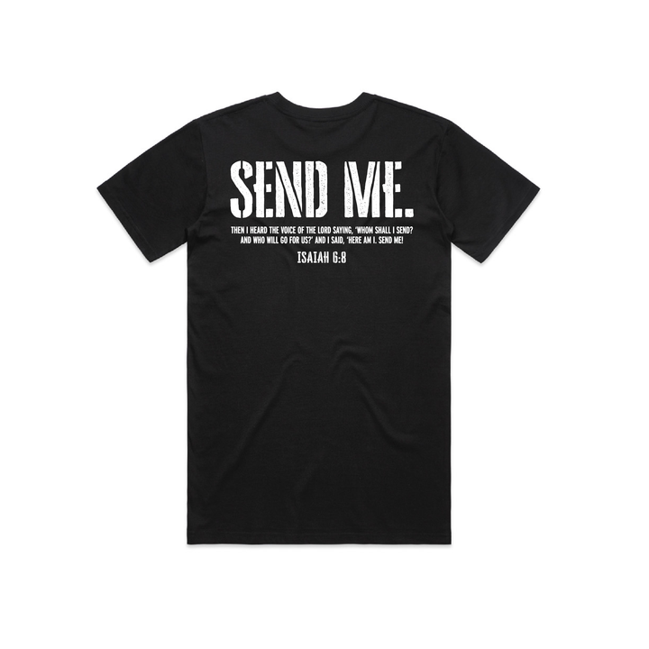 Send Me Tee - White Print