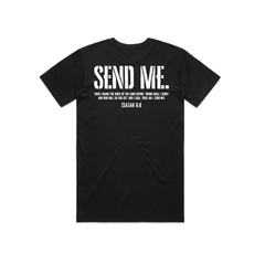 Send Me Tee - White Print