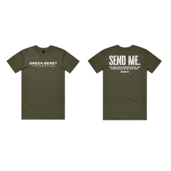 Send Me Tee - White Print