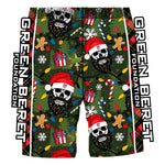 Boys & Mens Green Beret Bearded Bastards Holiday Short