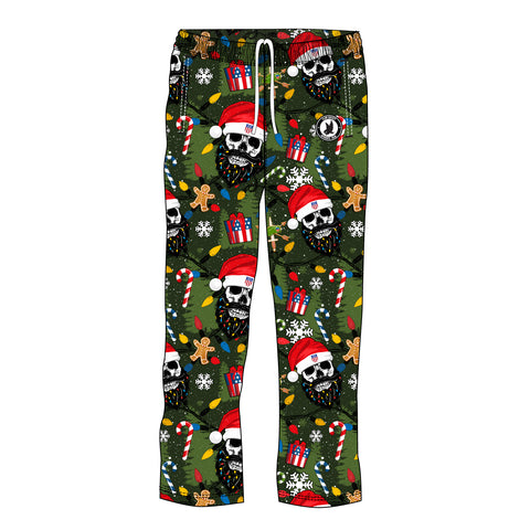 Youth & Adult Green Beret Bearded Bastards Holiday Lounge Pant