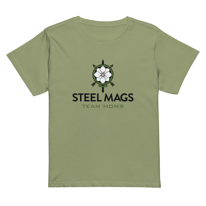 Steel Mags Team Moms high-waisted t-shirt
