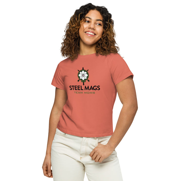 Steel Mags Team Moms high-waisted t-shirt