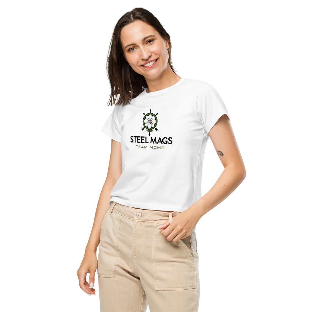 Steel Mags Team Moms high-waisted t-shirt