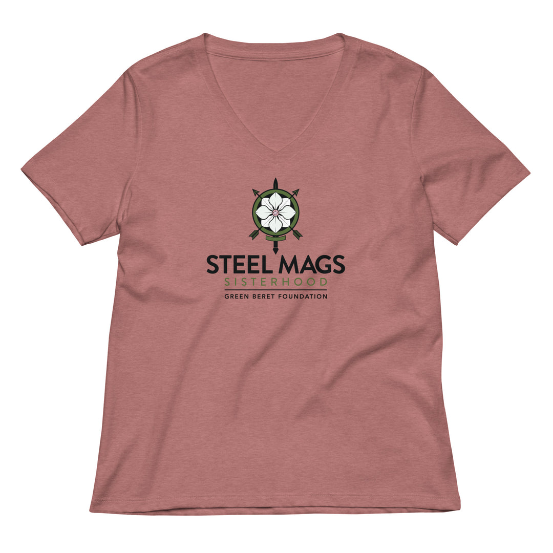 Steel Mags Sisterhood relaxed v-neck t-shirt