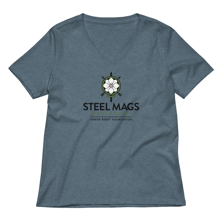 Steel Mags Sisterhood relaxed v-neck t-shirt