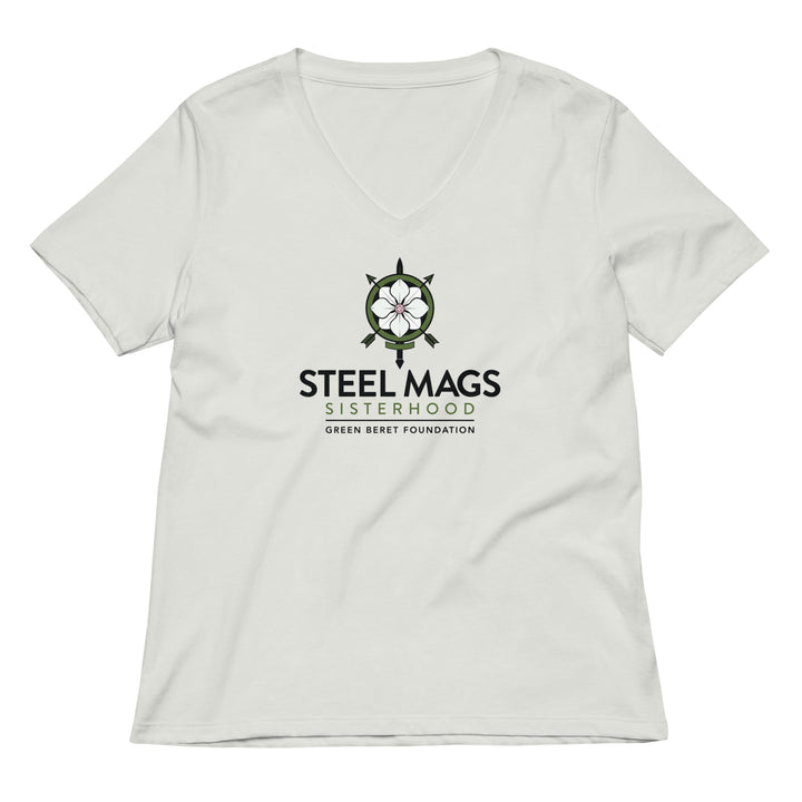Steel Mags Sisterhood relaxed v-neck t-shirt
