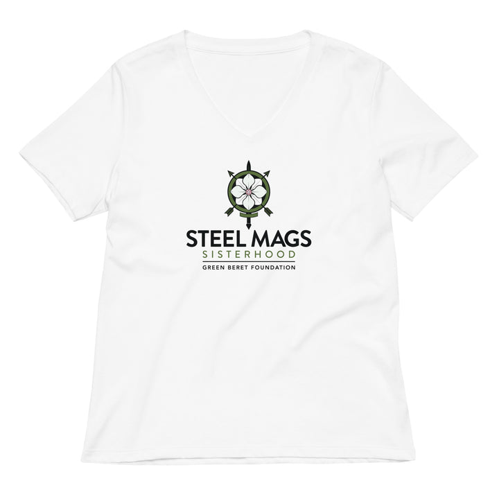 Steel Mags Sisterhood relaxed v-neck t-shirt