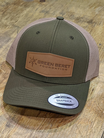 GBF Leather Patch Trucker Hat